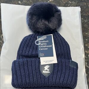 Women’s Love Your Melon Harry Potter Ravenclaw Pom beanie deep blue nwt